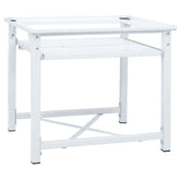 Pesukoneen Korokejalusta Vetohyllyllä Valkoinen